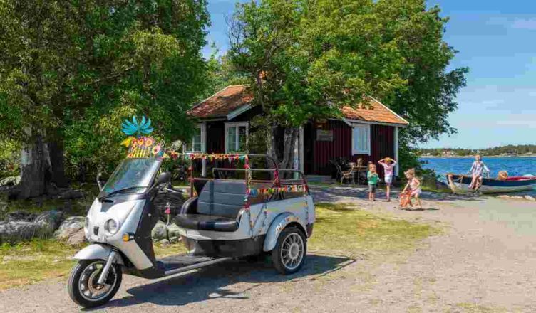 I segreti dei ciclomotori da carico di un'isola svedese