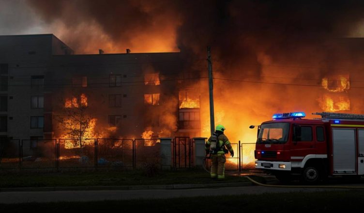 Un carabiniere eroe salva mamma e figlia disabili intrappolate in casa durante un incendio ad Avetrana